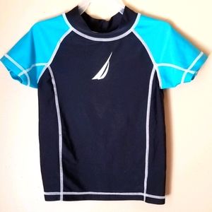 Boys blue rashguard 4T, great condition